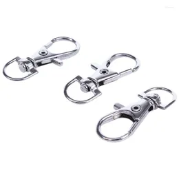 Keychains 20st Metal Hummer Trigger Swivel CLASP Hooks Clip Buckle Jewellery Making Arts Crafts Key Ring Keychain 35mm