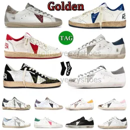 Designer goldens shoes super gooses sneakers casual shoe mens womens platform trainer italy do old dirty top star leather flat famous dhgate low boot 36-46