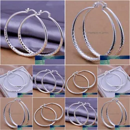 후프 huggie 925 스털링 시에 큰 귀걸이 여성 레이디 5cm op Quality Fashion Beautif Jewelry 공장 가격 전문가 D DHGARDEN DHIFE