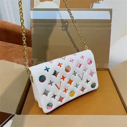 Cross Body 2023 hot women designer shoulder bags fashion woman beach summer crossbody messenger handbags fw22 chain purse classic tricolor wallet totes