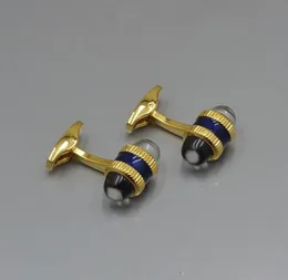 Gemelli della camicia francese degli uomini dei gioielli del progettista LM15 Gemelli di alta qualità interi 3599652