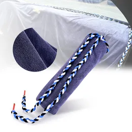 FOSHIO Windshield Cleaning Microfiber Towel Water Absorbed Rope Combination Tool Window Tint Film Detailing Car Dashboard Cover