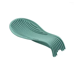 Учетные наборы столешницы Spoon Rest Desk Topper Dove Soup Soup Silicone Силикон