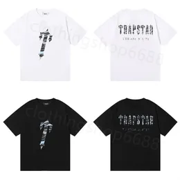 Męskie Trapstar T Shirt Designer koszule dla mężczyzn graficzny koszulki z krótkim rękawem