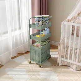 Dekoracyjne figurki ZQ Baby Storage Wózek Wózek Zdejmowany wózek pielęgniarski