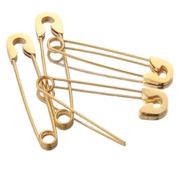 5pcs Safety Pin Stainless Steel Brooch Gold Plated Pins DIY Badge Craft Findings DIY Sewing Jewelry Making Supplies Wholesale