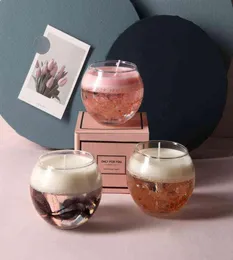 Moderne nieuwe rookloos handgemaakte soja was aromatherapie kaarsenglas cup indoor zuivering romantische geurende kaarsen cadeau doos kaarsen h18926542