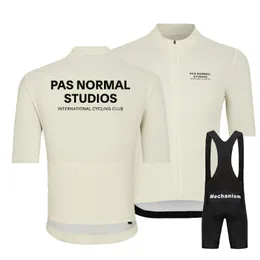 Cykeltröja set PNS Ciclismo Summer Short Sleeve Pas Normal Studios Clothing Breattable Maillot Hombre Set 230522