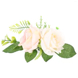 Decorative Flowers Artificial Flower Wedding Arrangement Decoration Para Mesa Table Roses Bridal Bouquet