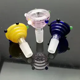 Tubi di fumo Narghilè Bong Glass Rig Oil Water Bong Testa a bolla a spirale colorata nuova