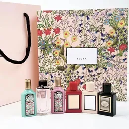 Designer Brand Parfym Set Fragrance Jasmine Flower Parfym Flora Gorgeous Gardenia Bloom Guilty Parfym Set 6st x 5 ml mini Parfym Suit High Quality Fast Ship