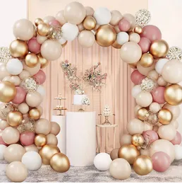 Outros suprimentos para festas de evento Macaron Balloon Garland Arch Kit de feliz aniversário decoração infantil Kids Chuveiro de bebê Balão de LaTex Chain Wedding Party Supplies 230523