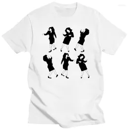 남자 T 셔츠 Elaine Dancing- Seinfeld White Shirt-