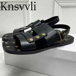 جديد split toe sandals أحذية النساء المعادن ديكور الترفيه أحذية للجنسين على الطراز الحديث أزياء مريحة شاطئ الصندل أحذية امرأة x230523