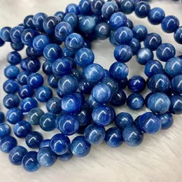 Bangle aaa klass Natural Kyanite Stone Beads Armband Natural Gemstone Armelets Diy smycken för kvinna för man grossist!