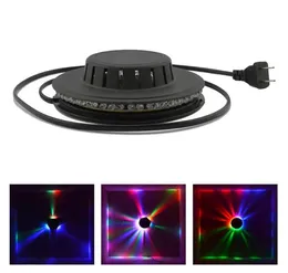 Mini 48 RGB LED Home Party Disco Decor Flash Luz Licht kleurrijke straallichten Muzieklamp Par Stage Show Rotate Luces Lighting LSR9586520