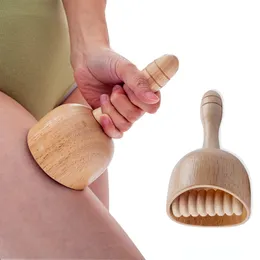 Wood Roller Tools Wooden Cup Stick Handheld Drainage Lymphatic Rod Toolscraping Muscle Swedish Guasha Cellulite Cups Massaging