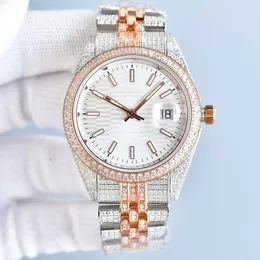 Diamantuhr, automatisches mechanisches Uhrwerk, Herren-Armbanduhr, 42 mm, Saphir-Armbanduhr, wasserdicht, klassisches Business-Edelstahl 904L-Armband, Montre De Luxe