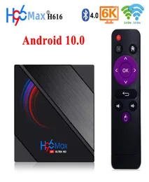 Android 100 TV Box 24G 5GデュアルバンドWifi Bluetooth 40 H96 Max H616 Quad Core Smart TVBox Android10 6K 3D Home Media Player7948088