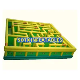 Beliebtes aufblasbares Labyrinth Game 3D Cube Labyrinth Riese Giant aufblasbares Labyrinth zum Verkauf