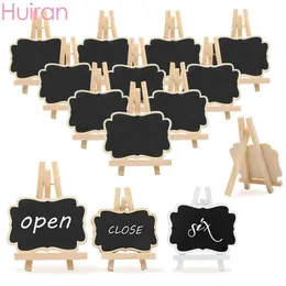 Other Event Party Supplies Black Wooden Mini Chalkboards Mr Mrs Wedding Birthday Baptism Decorations Sweet Table Design For Events Favors 230522