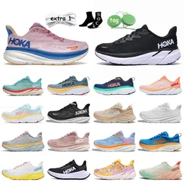 Hoka One One Running Shoes For Men Women Clifton 8 9 Cyclenen Sweet Lilac Hokas Bondi 8 Carbon x 2 on Cloud Mist Blue Fog Free People Sneakers Designer Trainers