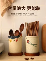 Lagerung Flaschen Japanischen Stil Haushalt Keramik Stäbchen Halter Box Rohr Abfluss Rack Küche Liefert