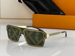 Lyxvarumärkesdesign Solglasögon för män Kvinnor Solglasögon Lunette de Soleil Designer Man Retro Plate Square Frameless glasögon