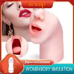 Masturbatoren Oral Männlicher Masturbator Masturbation Soft Stick Sexspielzeug Für Männer Deep Throat Künstlicher Blowjob Realistische Gummivagina Sexy Pussy L230518