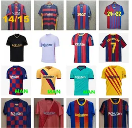 18 19 20 21 Retro Barca Lamine Yamal Puyol A.iniesta Xavi Soccer Jerseys 2014 2015 2016 2017 2018 2019 2021 2022 Neymar Jr Pique Suarez klasyczny koszulka piłkarska