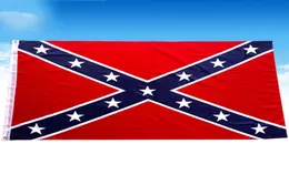 3x5 ft Två sidor Penetration Flag Confederate Rebel Flags Civil War Rebel Flag Polyester National Flags Banners Anpassningsbara VT1424999050