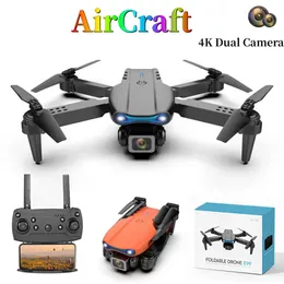 Drone Professional Quadcopter Evitar Drones RC Helicópteros 4K Câmera dupla Dron controle remoto Remote Airplane dobrável quadcopter garotos crianças presentes