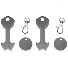 Keychains DIY Shopping Lorige Tokens Key Correntes Decorativa Chaves de gancho de anel Chaves de moeda para lojas