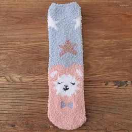 Women Socks Womens Cozy Fluffy Soft Warm Comfort Casual Crew Winter For Daily Wear And Home