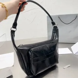 2023 Fashion Hobo Bag Bags Handbags صلبة بلون جلدي إبط أكياس الكتف