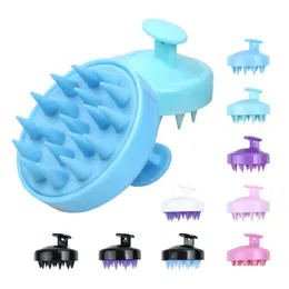 ヘアブラシMtifunctional Sile Scalp Mas Brush Comb Shower Mini Head Wash Clean Care Tool 316ドロップ配達製品スタイリングDHK23