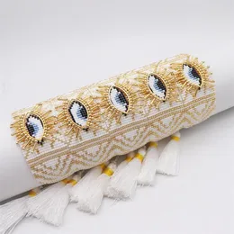 Bangle Zhongvi Miyuki pärlstav armband för kvinnor turkiska lyckliga onda ögonarmband pulseras mujer 2022 femme handgjorda smycken grossist