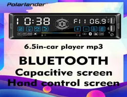Touch Screen Two USB Ports 12V Voice assistant 65 Inch FM Gesture Control 1 Din Bluetooth AUX Car Radio MP3 Colorful Display H2205587692