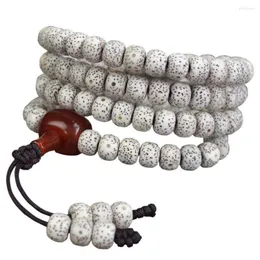 Strang SNQPSNQPGanmo Hainan Xingyue Bodhi Zi 108. Januar Handkettenarmbänder mit hoher Dichte, Fassperlen-Halsketten für Männer und Frauen