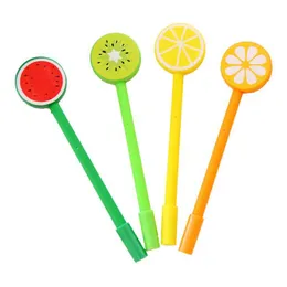 Multi Function Pens Fruit Vegetable Shape Ballpoint Creative Gel Cartoon Ballpoints Pen 4 Styles Drop Delivery Office School Busines Dhgyh