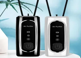2 Pcs Personal Wearable Mini Portable Car Oxygen Bar 700MAh Battery Negative Ion Hanging Neck Air Purifier4861839