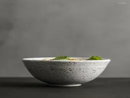 Bowls Stoare Ramen Bowl Retro Tableware Japanese Handmade Ceramic Rice Large Thickened Soup Style CE EU1878881