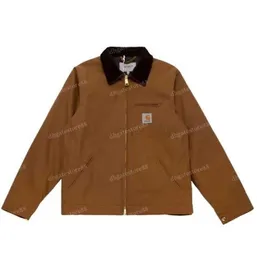 Carhart Designer-Herrenjacken mit dicker Detroit-amerikanischer Arbeitskleidung, Baumwolljacke für Männer und Frauen, lockerer Mantel von design362s