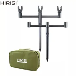 Fishing Accessories Carp Rod Pod Set Buzz Bar and Bank Sticks With 3 Rest Head in Portable Tackle Bag 230524