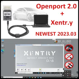 Automotive Repair Kits Newest Xentry 2023.03 Diagnostic Software Remote Install with Tactrix Openport 2.0 ECU Chip Tuning Tool OBD 2 OBD2 Scanner Tool G230522