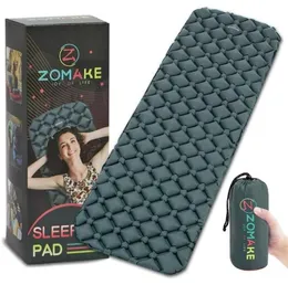 Zomake Outdoor Camping pad Large Sleeping Pad Inflatable mattress for Sleep Hiking Compact Mat with Carrying Box 2202109978337