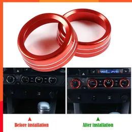 New Latest 4pcs Car Air Conditioner Ac Switch Audio Cd Button Knob Cover Trim for Toyota Tacoma 2016 2017 2018 2019 2020 2021 2022