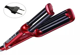16mm Ceramic Deep Wave Curler Hair Waver Hair Styler Triple Barrel Rollers Curls Salon Styling Tools Hair Curling Iron7748341
