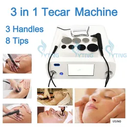 Portable Tecar Indiba RF Radio Frequency Face Lifting RET CET Machine Pain Relief Physiotherapy Fat Removal Equipment