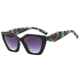 Дизайнерские ретро -кошачьи глазные солнцезащитные очки для женщин Arc De Triomphe Oval French High Street Нет коробки